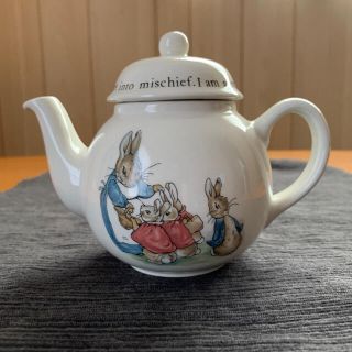 ウェッジウッド(WEDGWOOD)の【WEDGWOOD】ピーターラビット　ティーポット　旧刻印(食器)