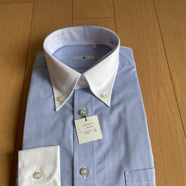 SELECT(セレクト)のスーツセレクト長袖 ドレスシャツ クレリックBDサイズL（41-86)新品 メンズのトップス(シャツ)の商品写真