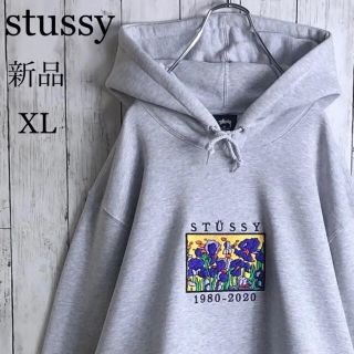 新品未使用  stussy  パーカー  XLサイズ ブラック 男女兼用