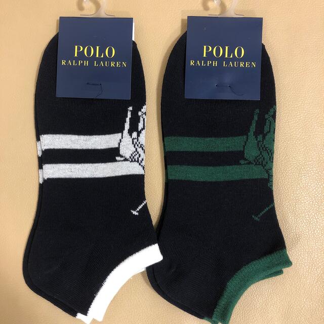 POLO RALPH LAUREN(ポロラルフローレン)の限定希少！　女性　ポロラルフローレン　綿ソックス2足組　日本製　送料無料 レディースのレッグウェア(ソックス)の商品写真