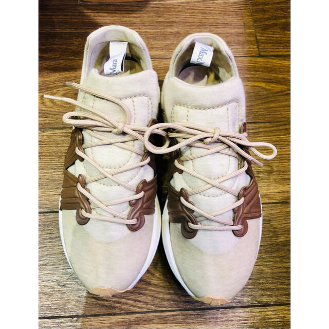 MAX MARA Mロゴスウェットスニーカー 36 1/2 上品 16750円 www.toyotec.com