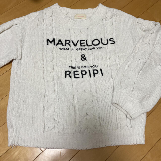 repipi armario(レピピアルマリオ)のレピピアルマリオニット キッズ/ベビー/マタニティのキッズ服女の子用(90cm~)(ニット)の商品写真