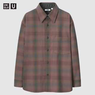 ユニクロ(UNIQLO)のヘビーフランネルオーバーサイズシャツ（長袖）(シャツ)