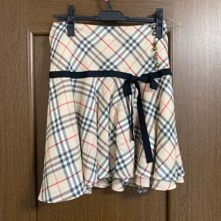 バーバリーブルーレーベル(BURBERRY BLUE LABEL)のバーバリーブルーレーベルスカートベージュ38(ひざ丈スカート)