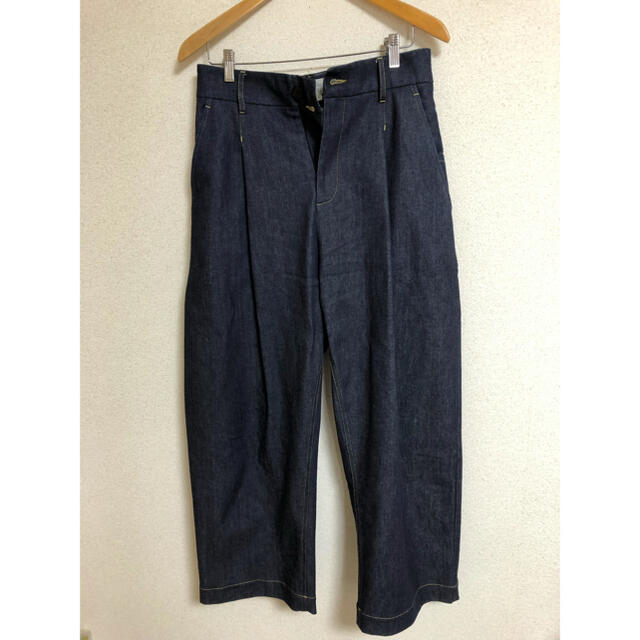 1LDK SELECT(ワンエルディーケーセレクト)のSTUDIO NICHOLSON / VOLUME PANT メンズのパンツ(デニム/ジーンズ)の商品写真