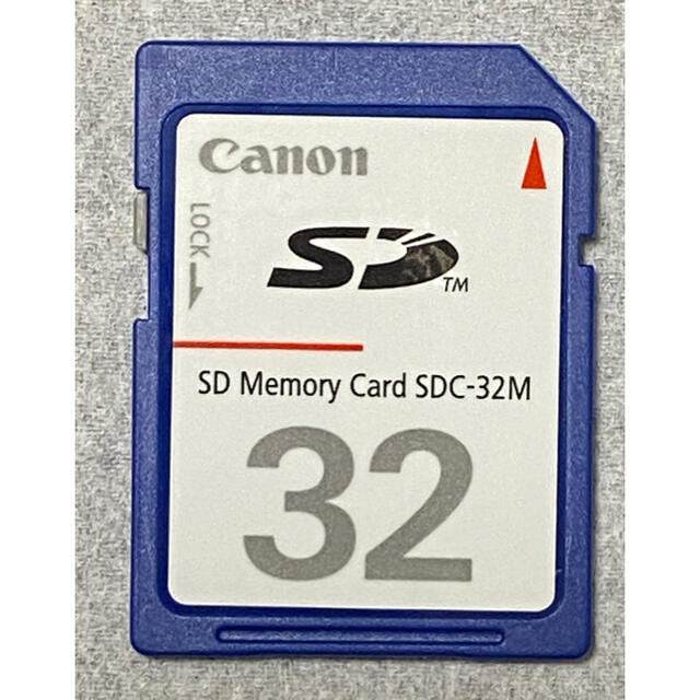 Canon(キヤノン)のSDカード  32MB スマホ/家電/カメラのスマホ/家電/カメラ その他(その他)の商品写真