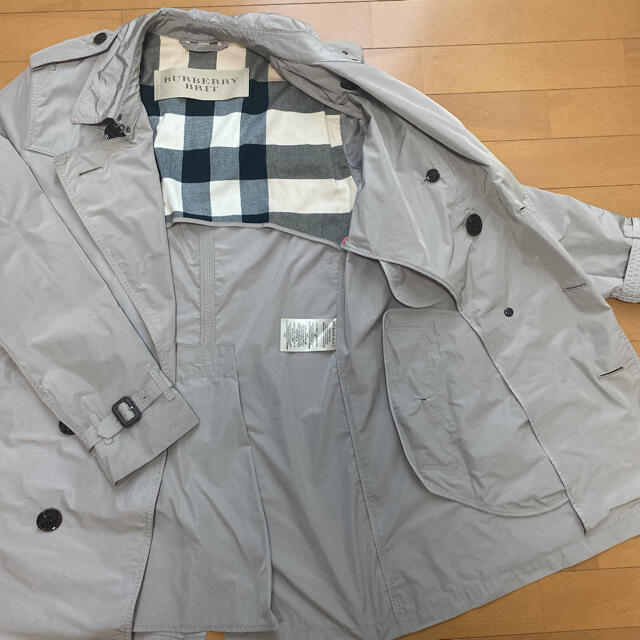 BURBERRY(バーバリー)の[美品！]BURBUERY BRIT バーバリーブリット ダブルトレンチコート メンズのジャケット/アウター(トレンチコート)の商品写真