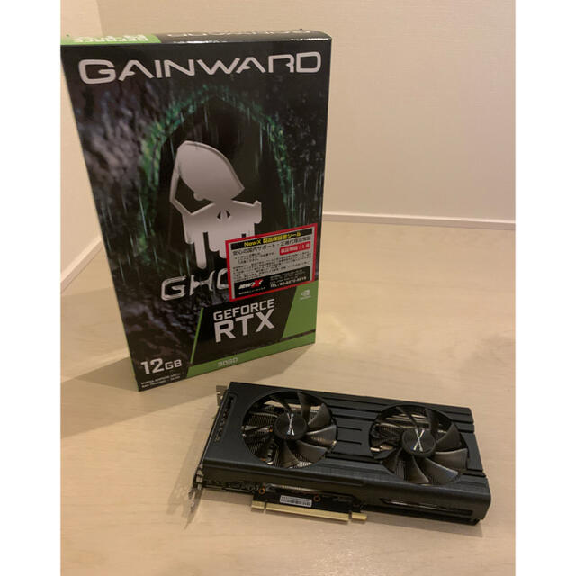 グラフィックスボードGeForce RTX 3060 Ghost（LHR）メモリGDDR612GB