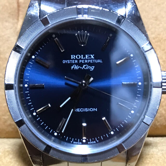 ROLEX(ロレックス)のロレックス エアキング 14010 エンジンターンドベゼル U番 1998 メンズの時計(腕時計(アナログ))の商品写真