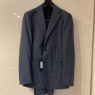 1/30迄 RING JACKET チェック ノッチドラペル スーツ 46(セットアップ)