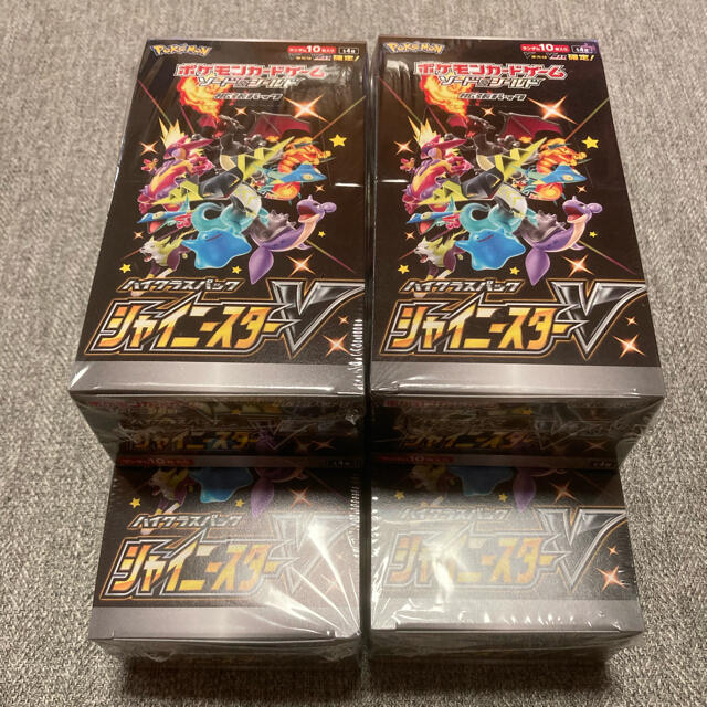 ポケカ　シャイニースターV  シュリンク付き　4BOX