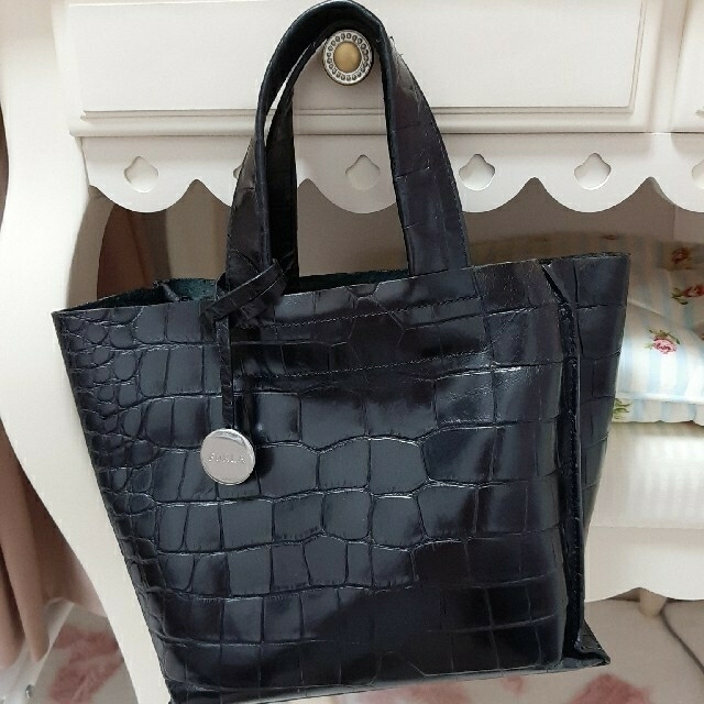 FURLA  クロコ型押しバック