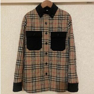 バーバリー(BURBERRY)のBurberry チェック フランネル キルティングジャケット(ブルゾン)