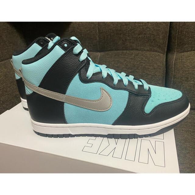 NIKE(ナイキ)のNIKE BY YOU DUNK HIGH 26.5 Tiffany メンズの靴/シューズ(スニーカー)の商品写真