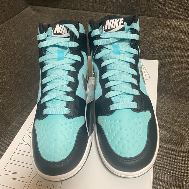 NIKE(ナイキ)のNIKE BY YOU DUNK HIGH 26.5 Tiffany メンズの靴/シューズ(スニーカー)の商品写真