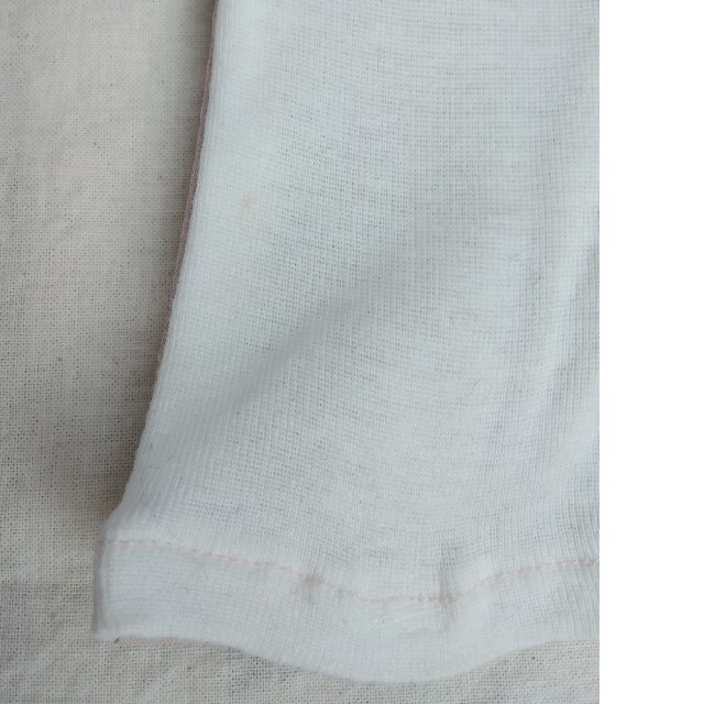 ロサブラン　アームシェード　アームカバー　ピンク　白 レディースのファッション小物(手袋)の商品写真