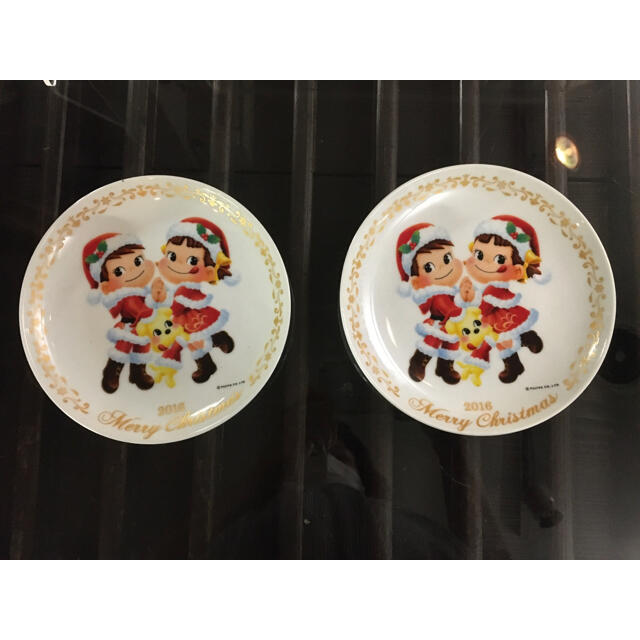 ペコちゃん　クリスマスプレート インテリア/住まい/日用品のキッチン/食器(食器)の商品写真