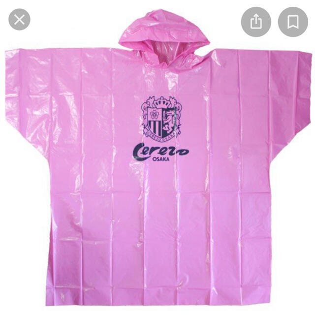 ポンチョ　レインコート　セレッソ大阪　cerezo  C大阪 スポーツ/アウトドアのサッカー/フットサル(応援グッズ)の商品写真