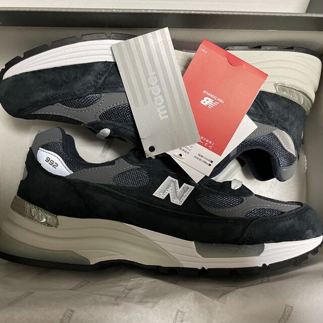 スニーカー26cm 定価 新品 new balance M992GG NAVY 国内正規