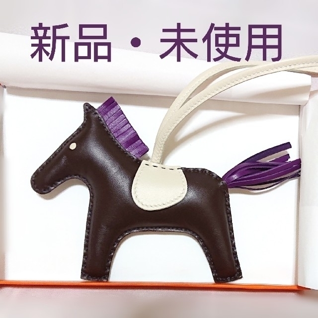 【新品・未使用】HERMES(エルメス) ロデオチャーム MM ルージュセリエロデオMM