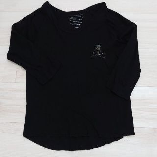 ROEN 新品未使用 フラワー 骸骨 ドクロ Tシャツ 黒