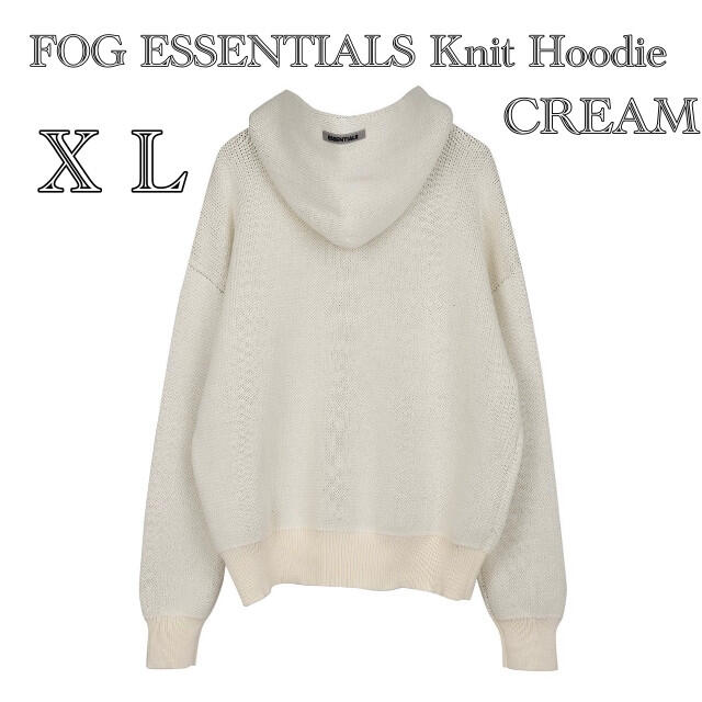 がある FEAR OF GOD - FOG ESSENTIALS Knit Hoodie パーカー オーバー