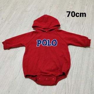 ポロラルフローレン(POLO RALPH LAUREN)の4mom様　POLO  baby　ポロベビー　ロンパース　70cm(ロンパース)