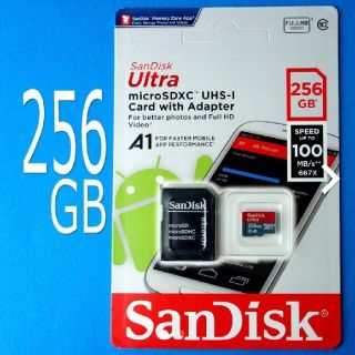 サンディスク(SanDisk)のマイクロSDカード256GB《高速版》SanDisk純正(その他)