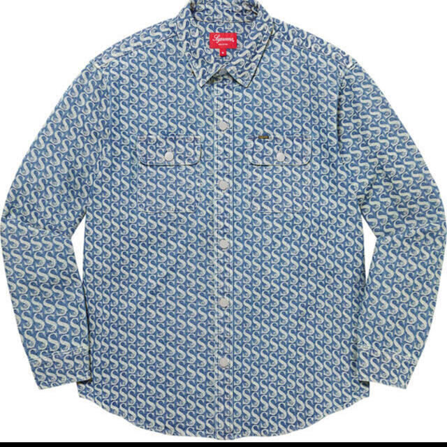 Supreme(シュプリーム)のSupreme Monogram Denim Shirt "Blue L メンズのトップス(シャツ)の商品写真