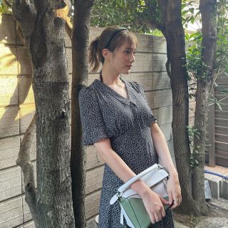 本日最終 fumie tanaka レザーフリンジヘッドバンド カチューシャの