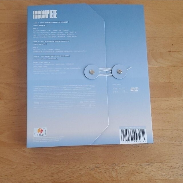 SEVENTEEN(セブンティーン)のma_JMH様専用  CONCERT <IN-COMPLETE> DVD エンタメ/ホビーのDVD/ブルーレイ(アイドル)の商品写真