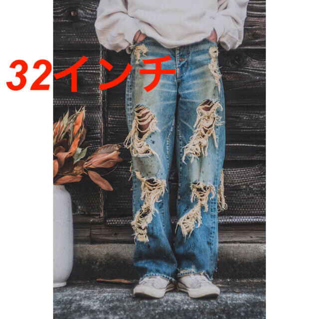 Beams 別注 SUGARHILL Crushed Denim Pants