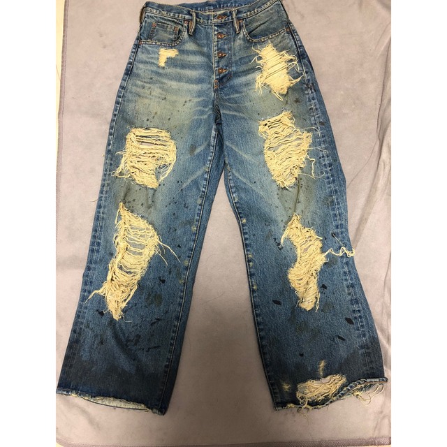 Beams 別注 SUGARHILL Crushed Denim Pants Beams 別注 SUGARHILL Crushed Denim Pants