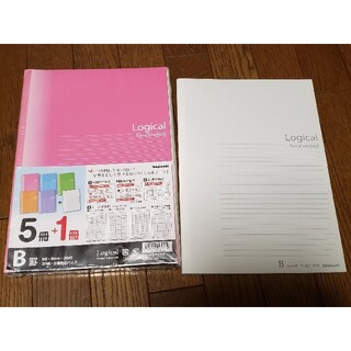 Logical ノート B罫 B5 6mm 35行 6冊セット(ノート/メモ帳/ふせん)