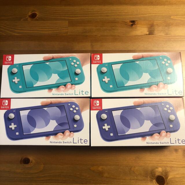 Nintendo Switch  Lite ターコイズ、ブルー4台セット