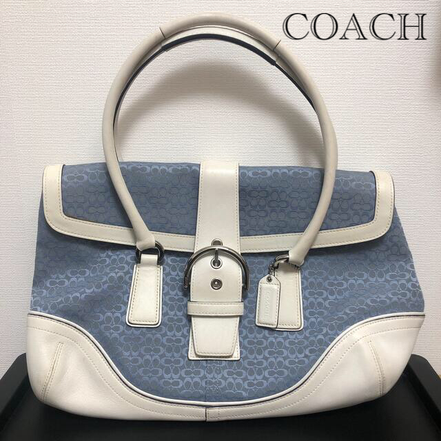 COACH(コーチ)のCOACH コーチ　ハンドバッグ　ミニシグニチャー　型番6821 レディースのバッグ(ハンドバッグ)の商品写真