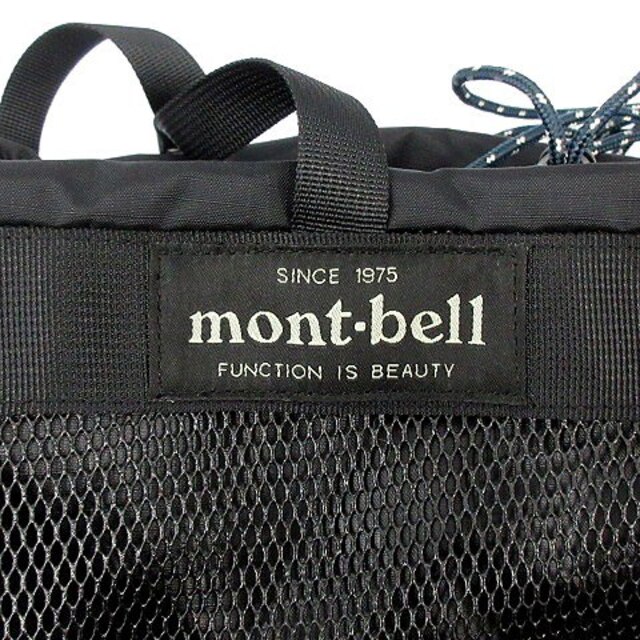 mont bell(モンベル)のモンベル Montbell リュックサック バックパック メッシュ 黒 メンズのバッグ(バッグパック/リュック)の商品写真