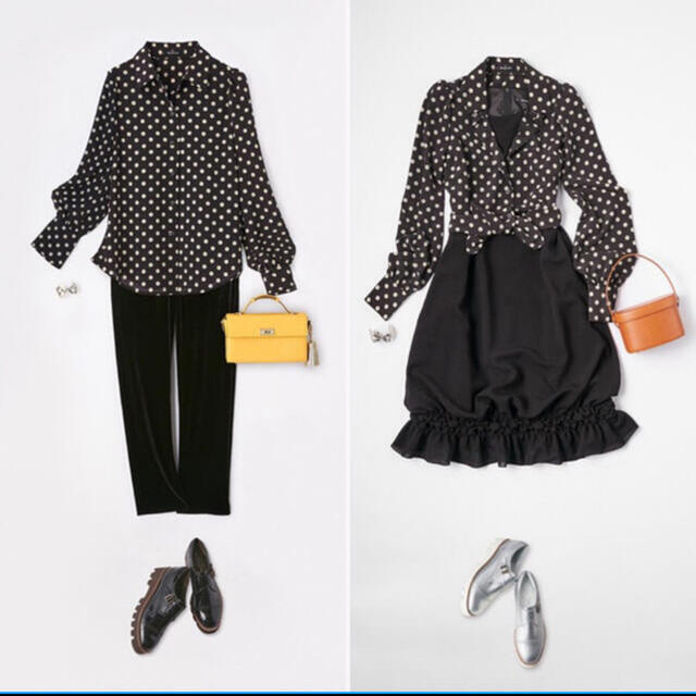 フォクシーDaisy Lin パーフェクトブラウス “Dots Lady” シャツ