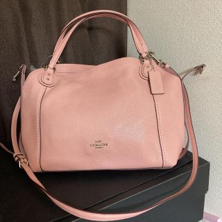 コーチ(COACH)のcoach コーチ　正規品　ブティック　ショルダーバッグ　ピンク　未使用(ショルダーバッグ)