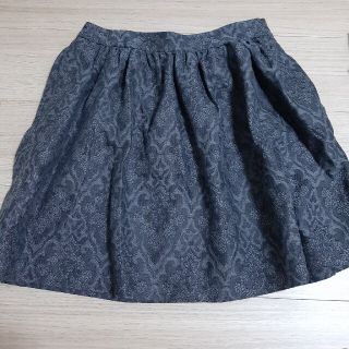 ザラ(ZARA)のZARA　ミニ丈　スカート　グレー柄(ミニスカート)