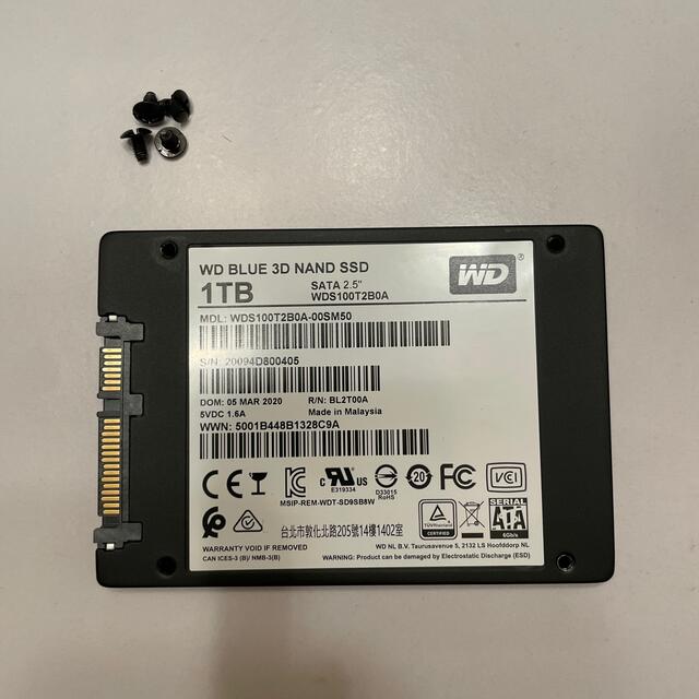 PC/タブレットSSD 1TB