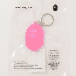 アベイシングエイプ(A BATHING APE)の（新品未使用）APE HEAD エイプ ヘッド  キーホルダー／キーリング(キーホルダー)