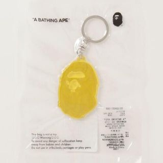 アベイシングエイプ(A BATHING APE)の（新品未使用）APE HEAD エイプ ヘッド  キーホルダー／キーリング(キーホルダー)