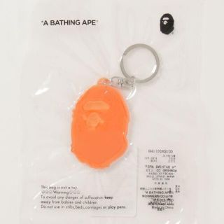 アベイシングエイプ(A BATHING APE)の（新品未使用）APE HEAD エイプ ヘッド  キーホルダー／キーリング(キーホルダー)