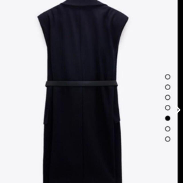 ZARA(ザラ)の新品未使用　ZARA ショルダーパット　ウールブレンドベスト レディースのトップス(ベスト/ジレ)の商品写真