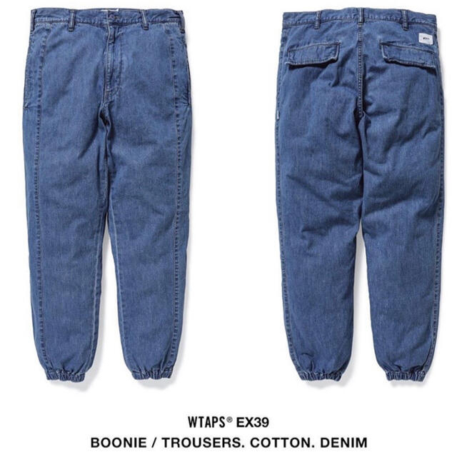 W)taps(ダブルタップス)のM BOONIE TROUSERS COTTON DENIM デニム パンツ メンズのパンツ(デニム/ジーンズ)の商品写真