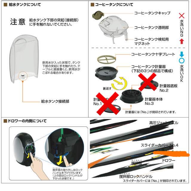 スライダーカバー No.4 バリスタTAMA コーヒー - コーヒーメーカー