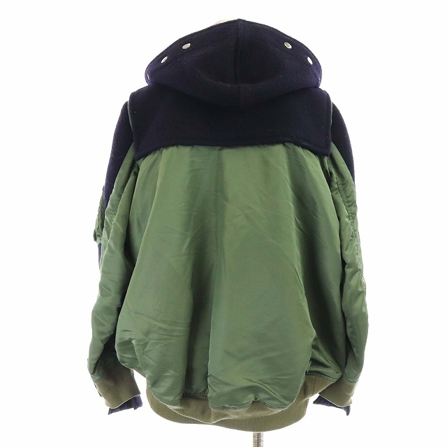 【極美品】【15AW LOOK35】sacai 中綿ドッキングジャケット