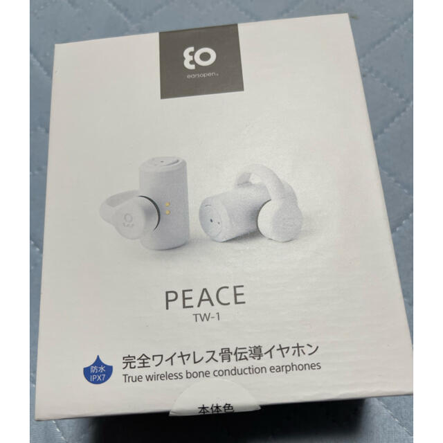 PEACE TW-1 骨伝導イヤホン　ホワイト スポーツ/アウトドアのランニング(その他)の商品写真