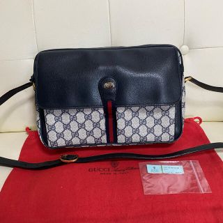 グッチ(Gucci)の極　美品　付属品あり　GUCCI オールド　グッチ　シェリーライン　バッグ　きれ(ショルダーバッグ)